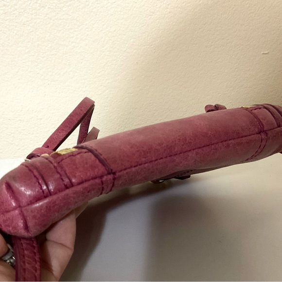 Botkier Burgandy Leather Crossbody, Wristlet Bag - Picture 10 of 10